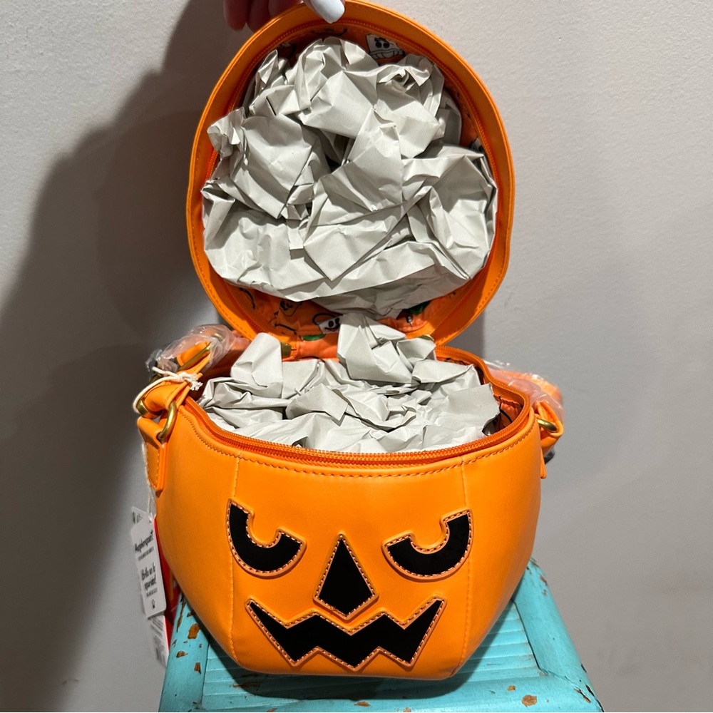 NEW McDonald’s Halloween McPunk’n Happy Meal Pail Glow Crossbody Bag Orange - Picture 7 of 15